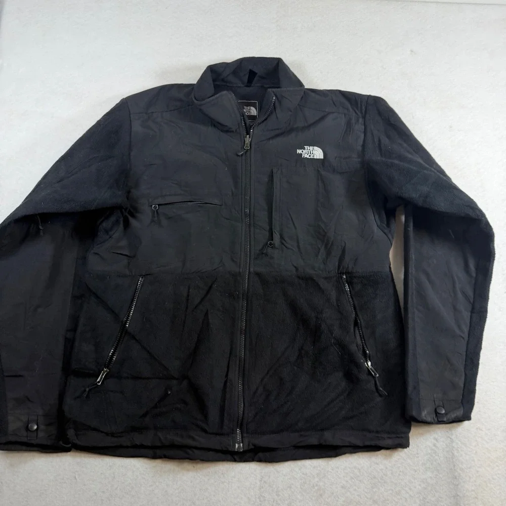 The North Face Denali 2 Mens Large Black Fleece Full Zip Jacket NF0A3X11